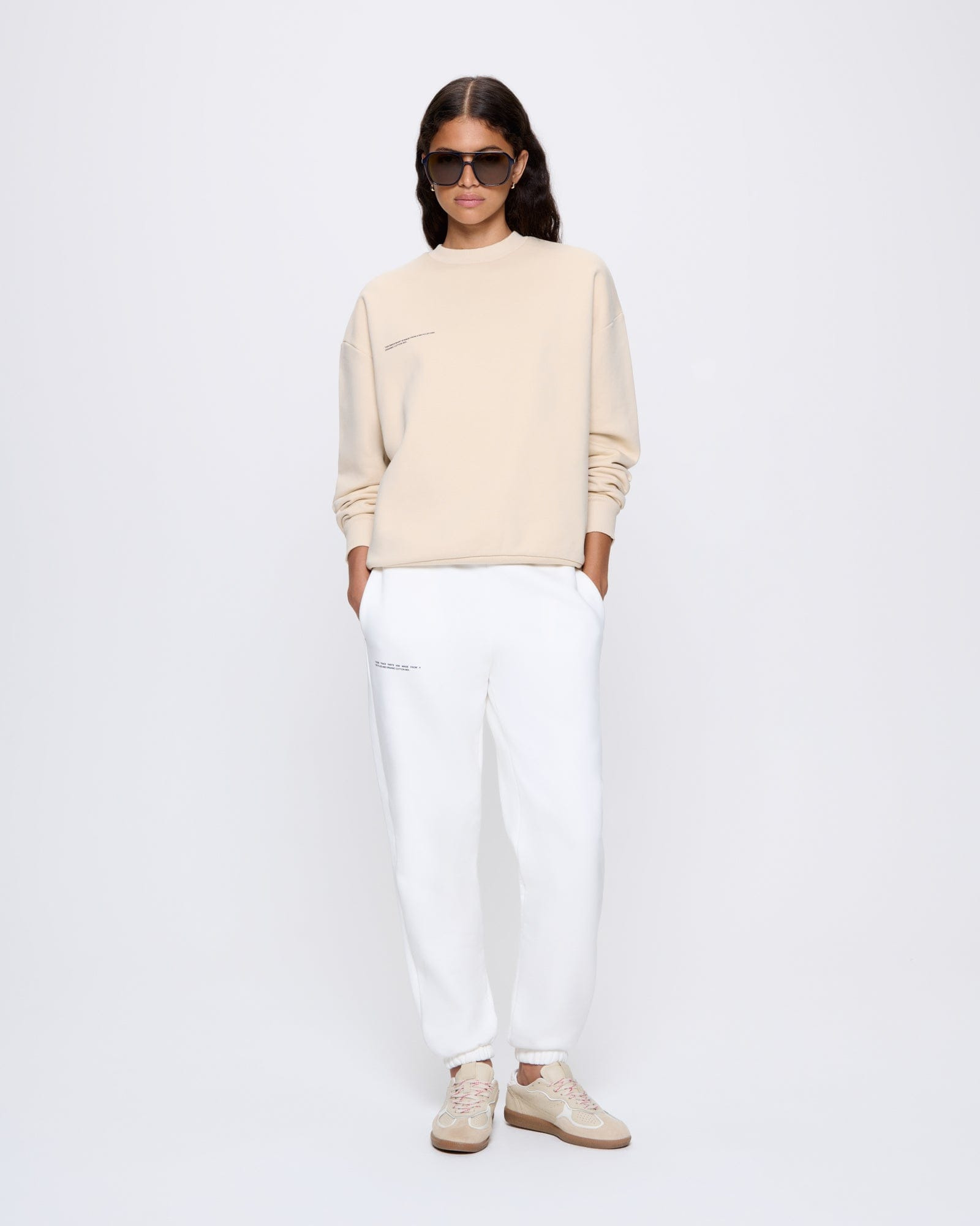 Womens 365 Heavyweight Sweatshirt - Sand - 3