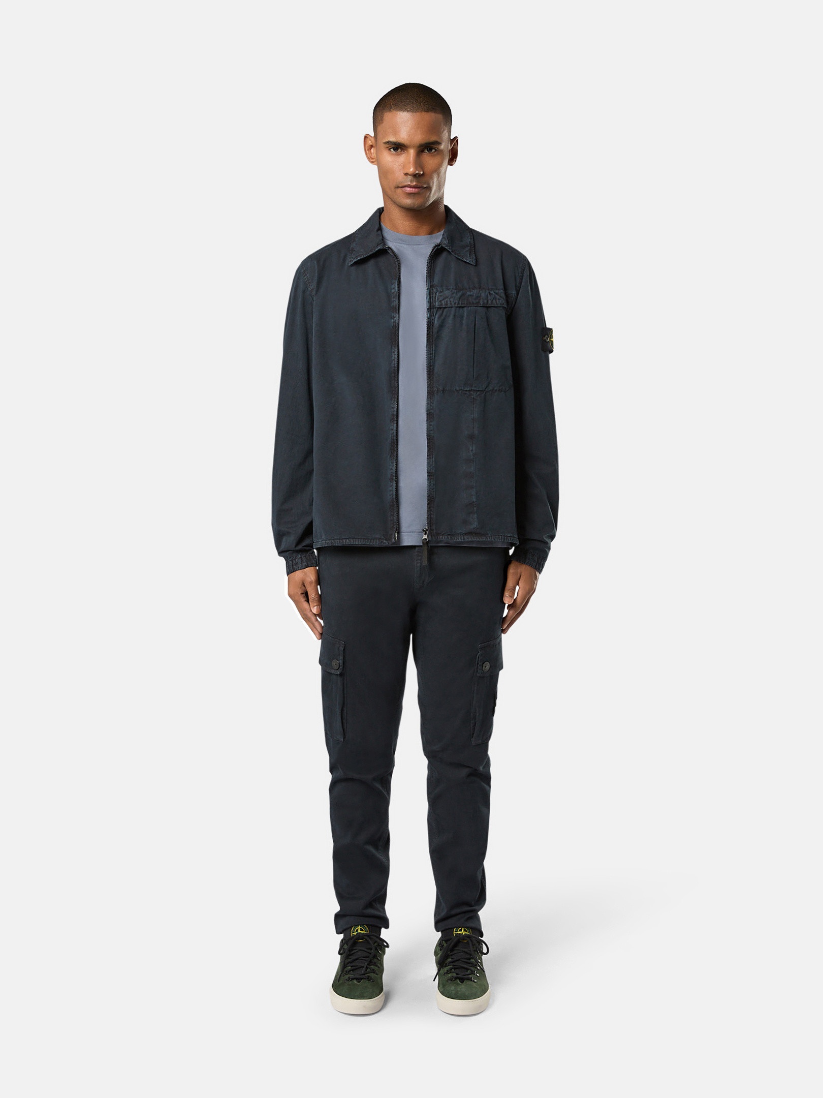 303L1 STRETCH BROKEN TWILL ORGANIC COTTON 'OLD' EFFECT - 2