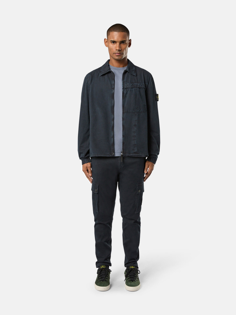 Stone Island 303L1 STRETCH BROKEN TWILL ORGANIC COTTON 'OLD' EFFECT outlook