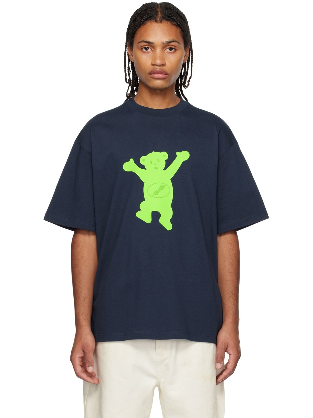 Navy Teddy T-Shirt - 1