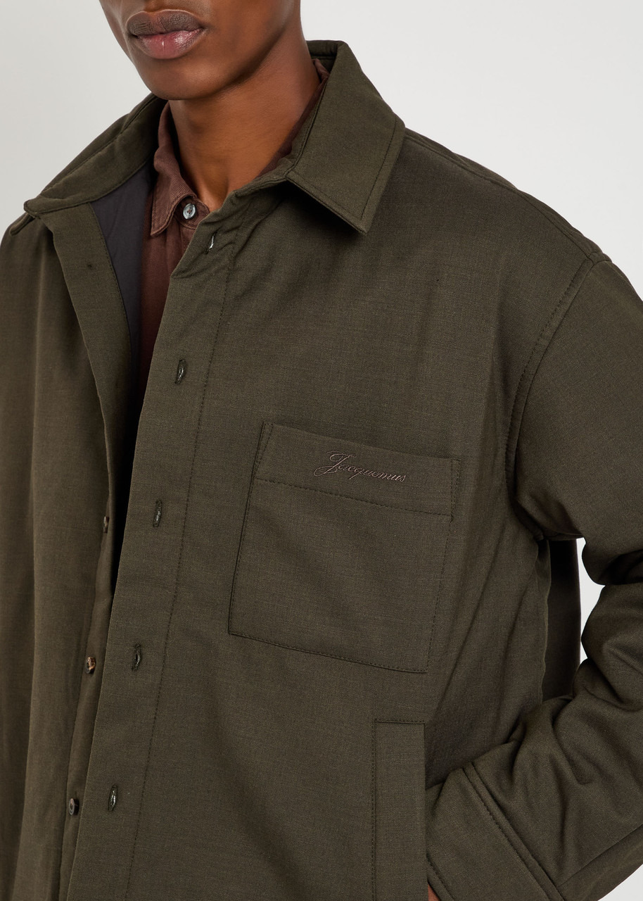 Jacquemus La Chemise Boulanger Quilted Stretch-wool Jacket - 5