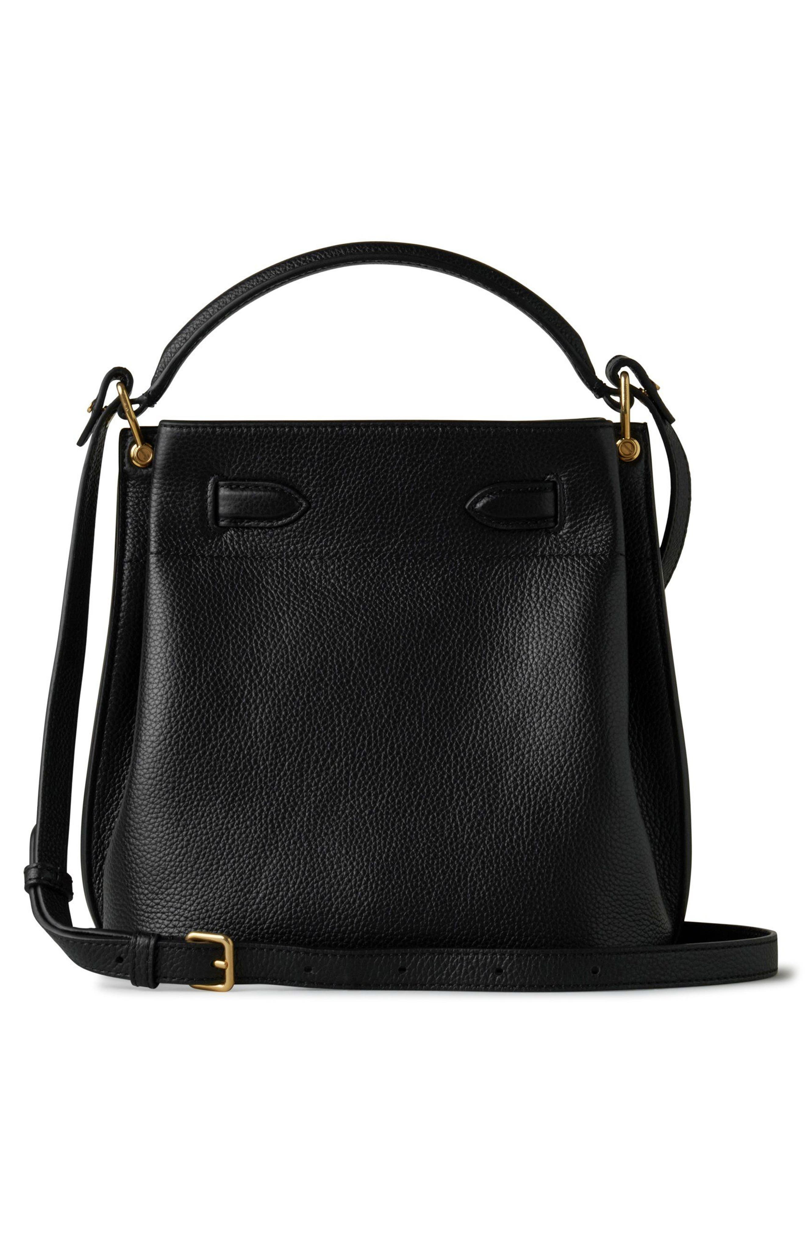 Mulberry Small Islington Classic Leather Bucket Bag in Black at Nordstrom - 3