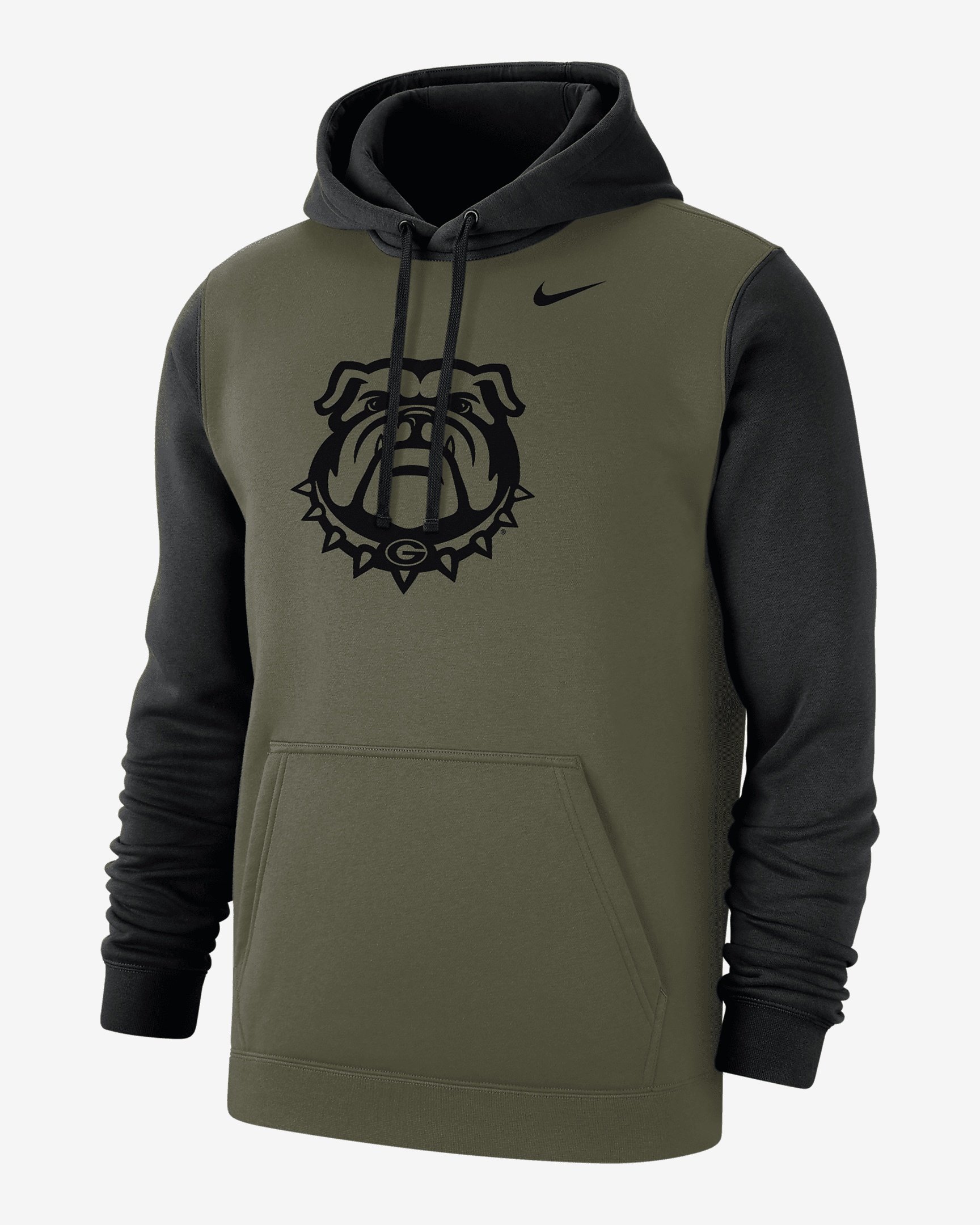 Georgia Olive Pack Nike Men's College Hoodie - 1