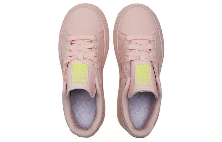 (WMNS) PUMA Suede Mayu Sneakers Pink 382585-02 - 4