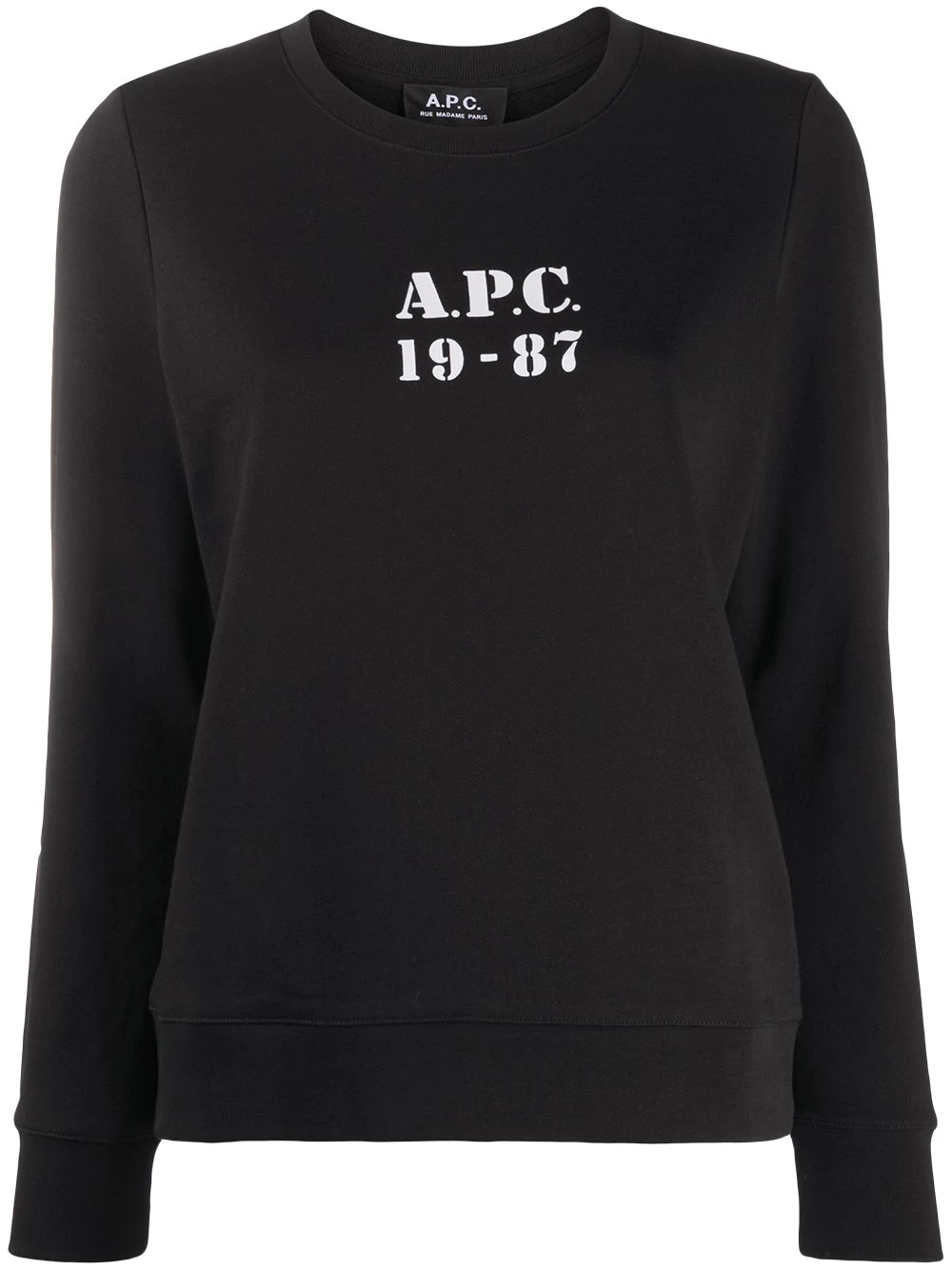 logo print sweatshirt  - 1