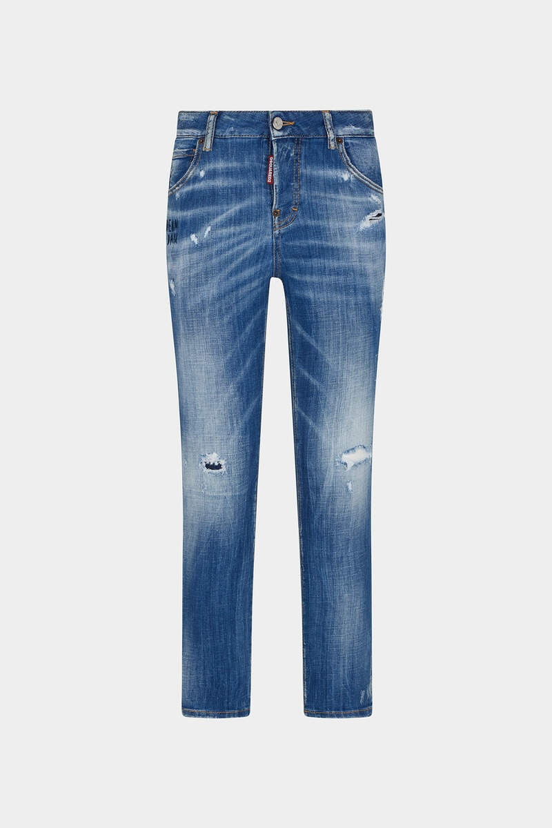 MEDIUM DUSTY 워시 크레이슬 JEANS 1