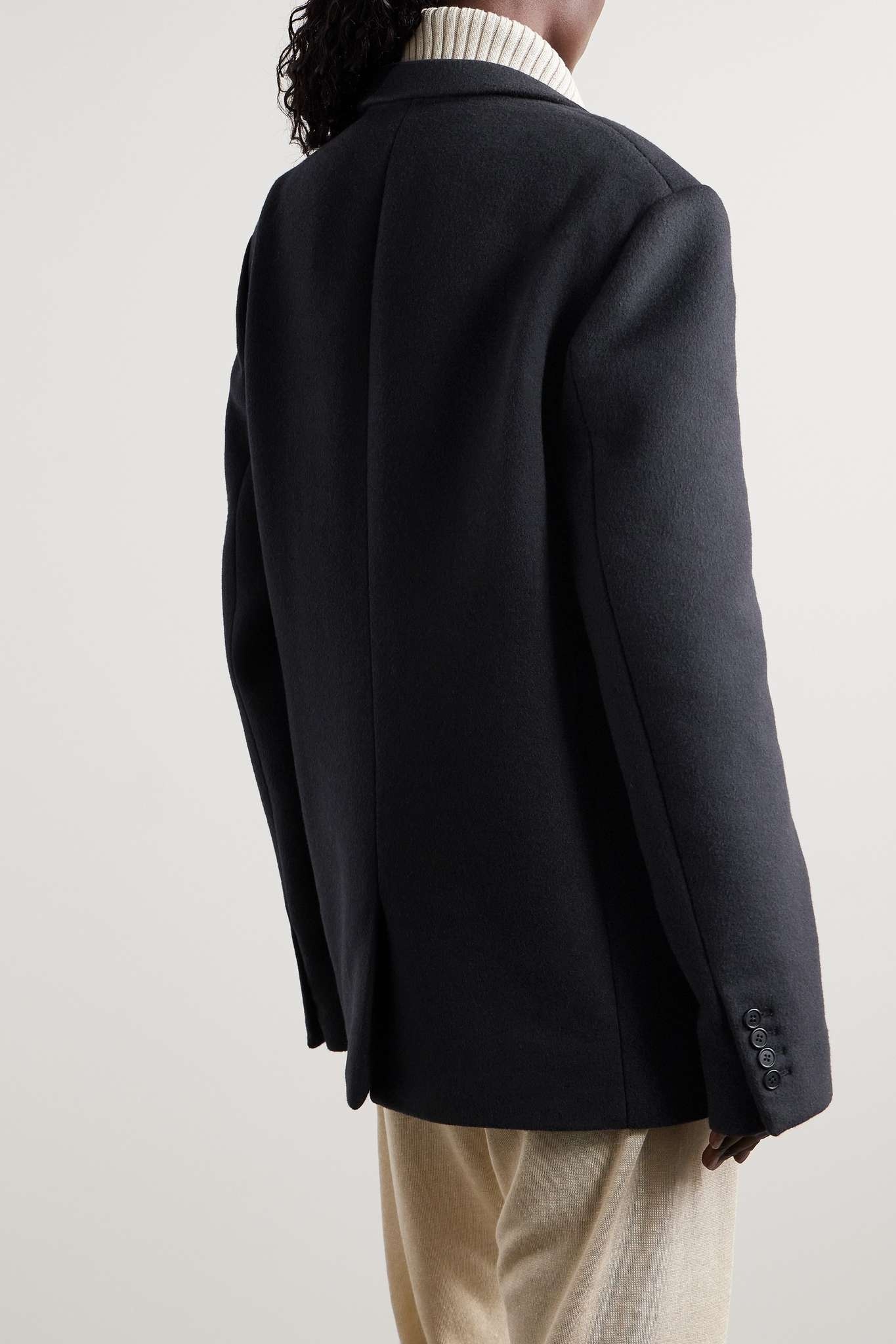 Wilsonia double-breasted cashmere blazer - 3