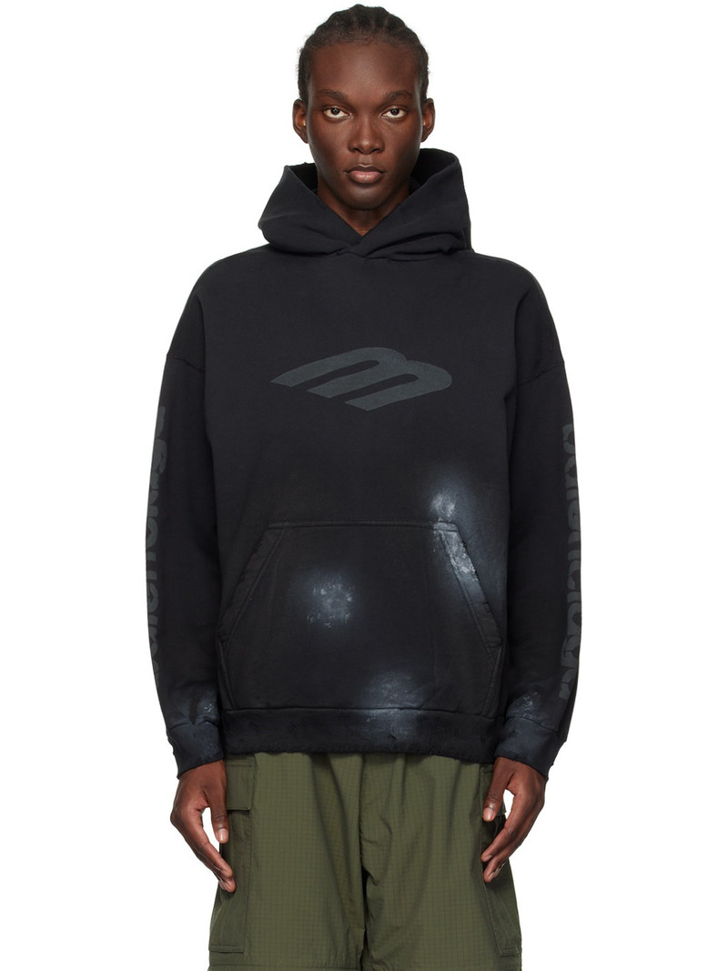 3B Stencil cotton hoodie - 1