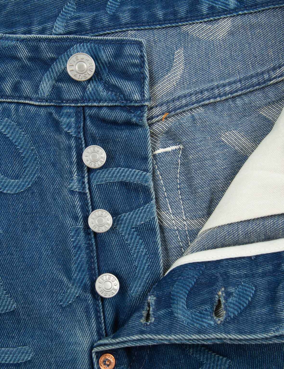 SEAGULL JACQUARD DENIM JOGGER PANTS - 9