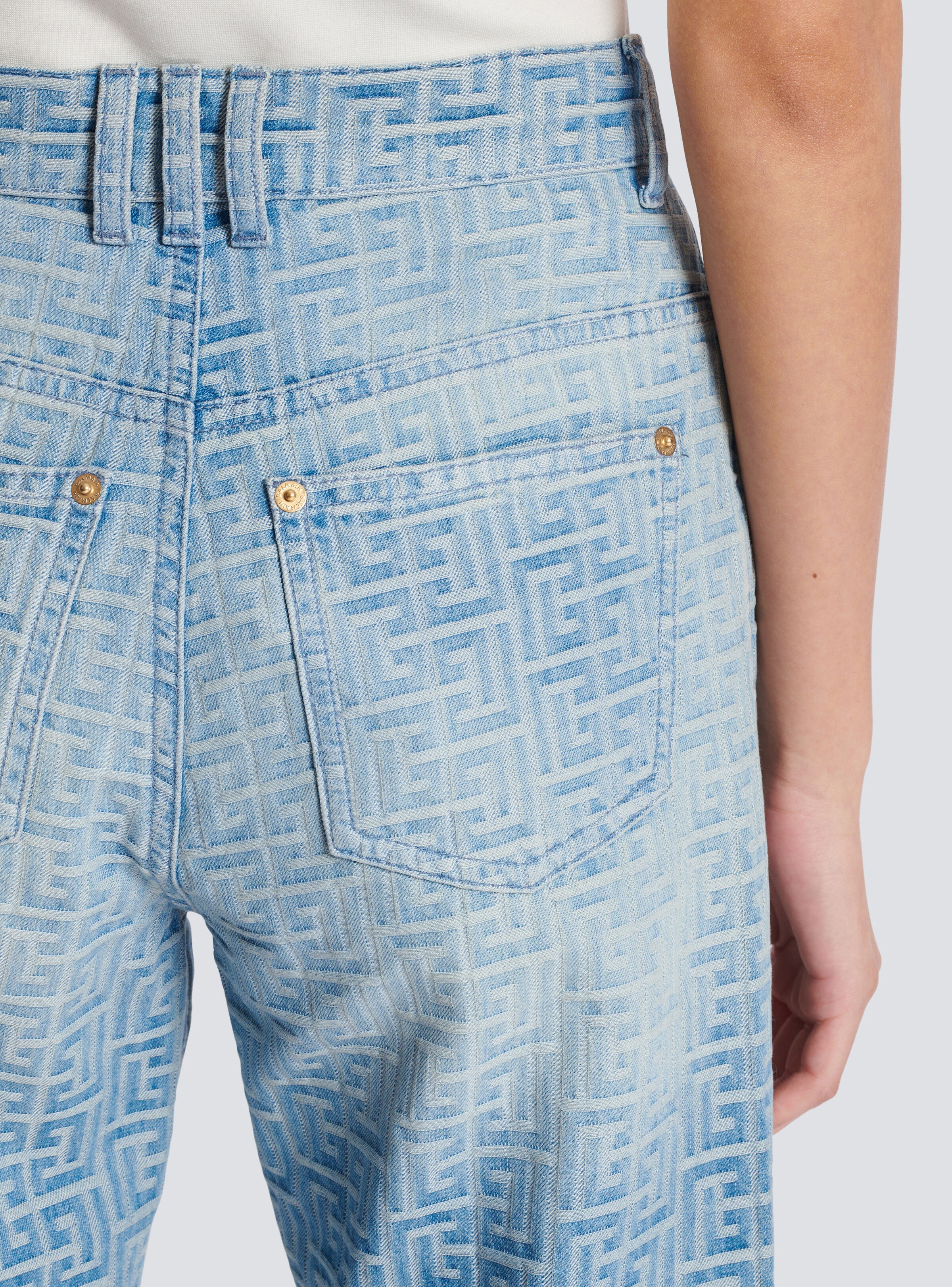 Monogram classic jeans - 6