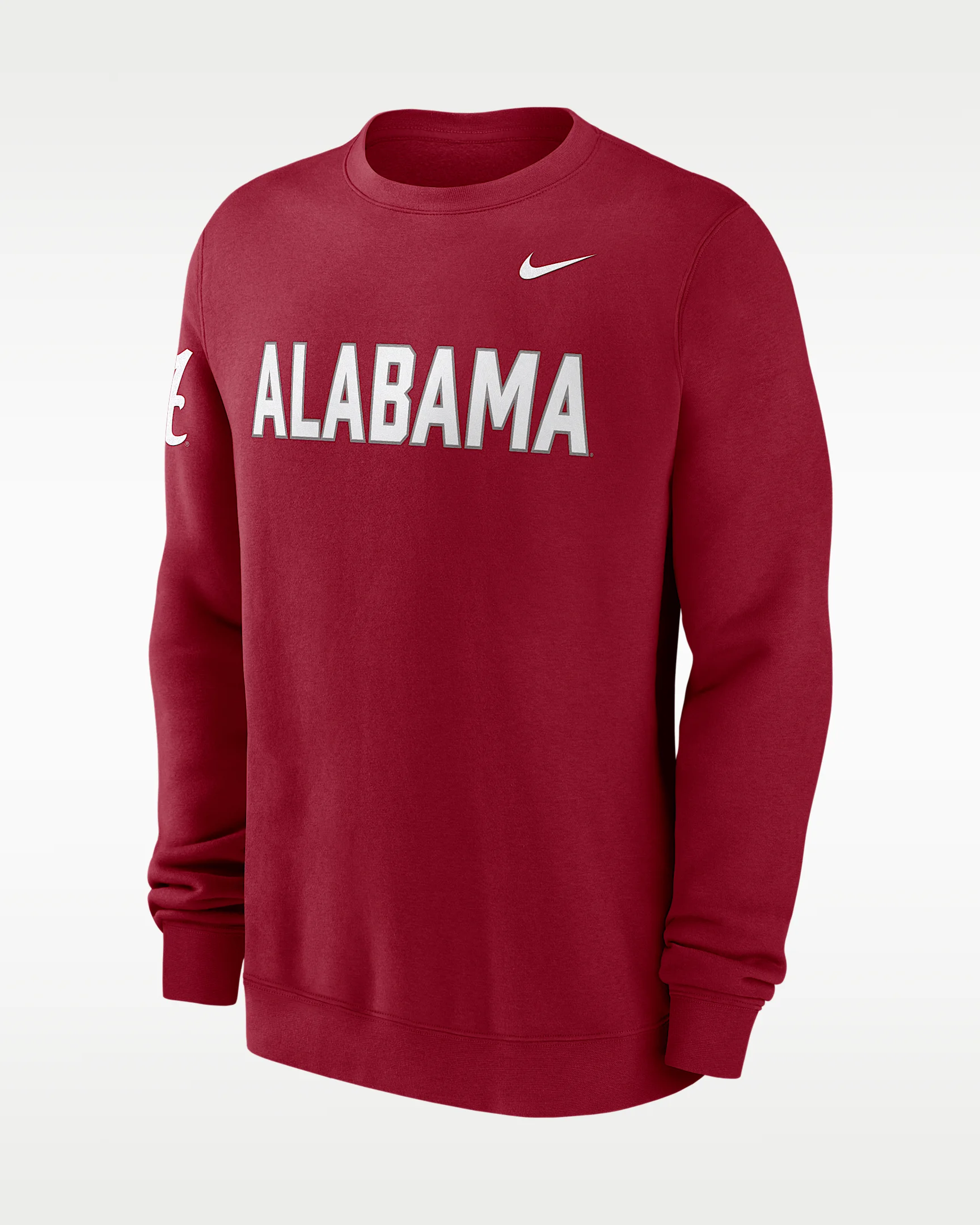 Alabama Sideline Club Men's Nike College Pullover Crew - 1
