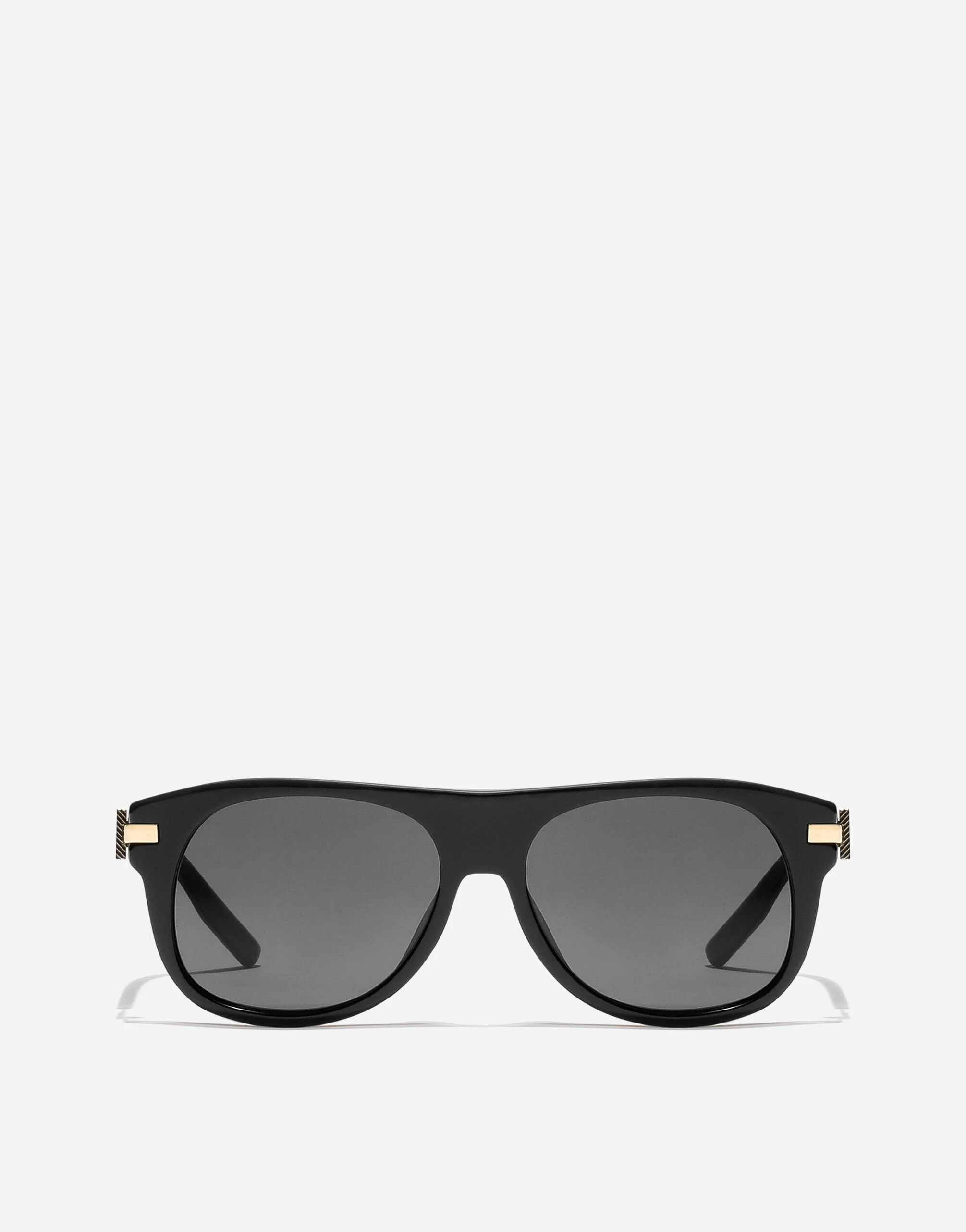 Metal Plaque Sunglasses - 1