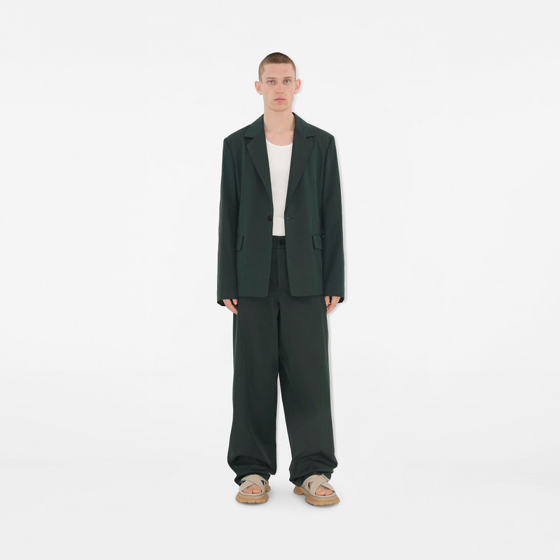 Cotton Blend Tailored Trousers 5