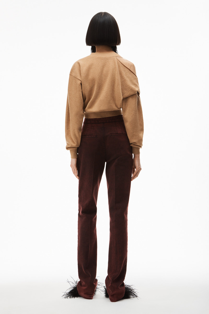 CARDIGAN IN ILLUSION TULLE WOOL CASHMERE 4