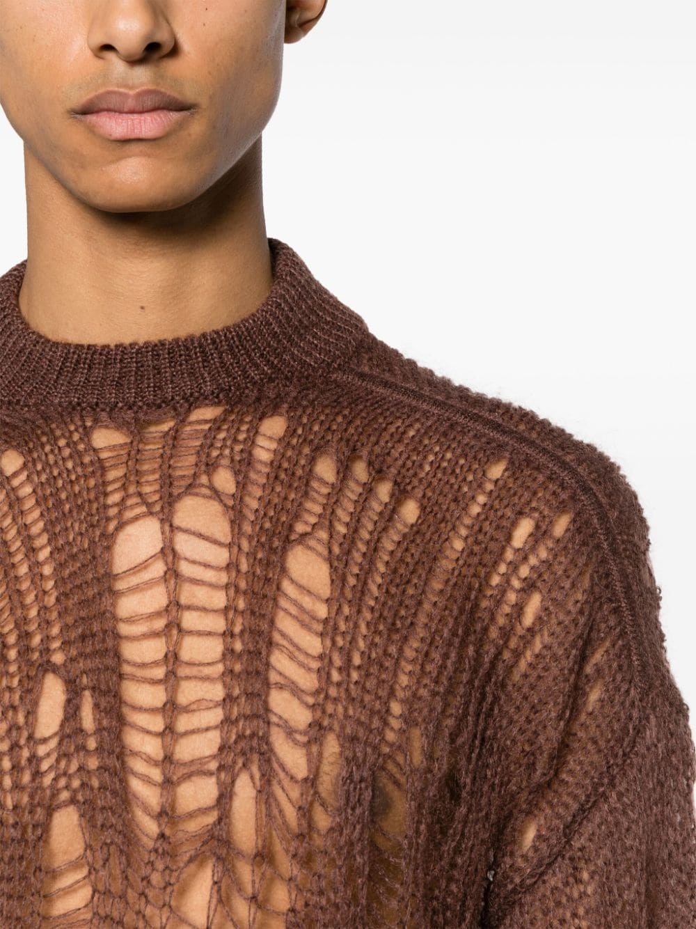 Tommy Lupetto open-knit jumper - 5