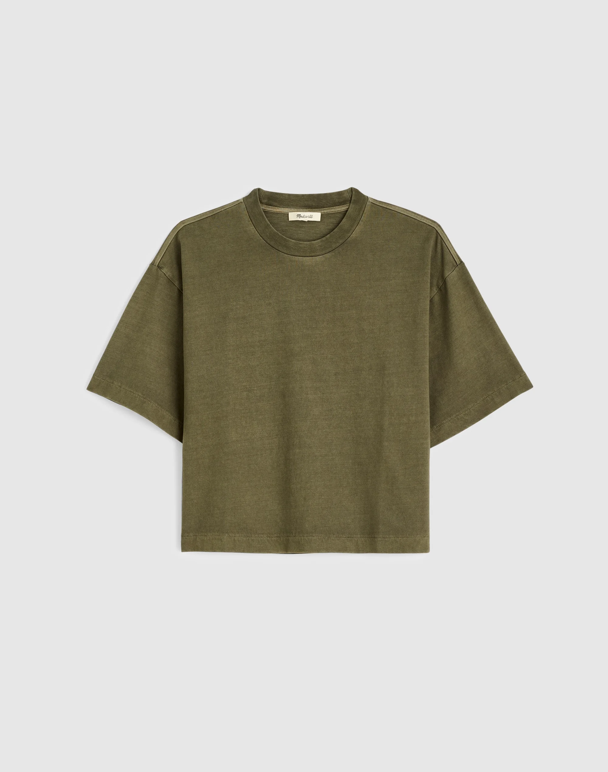 The Boxy Crop Tee in Allday Jersey - 1