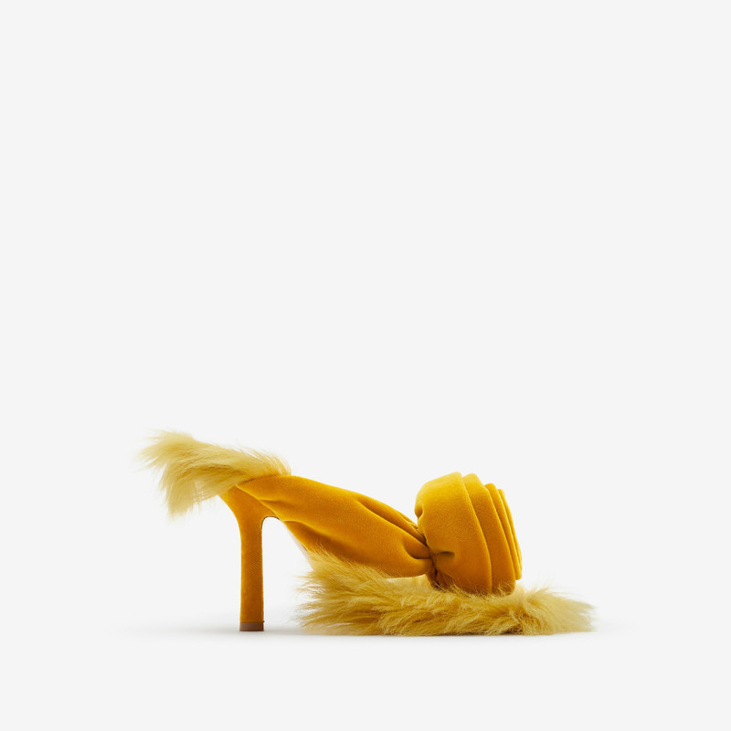 Shearling Step Rose Sandals 1