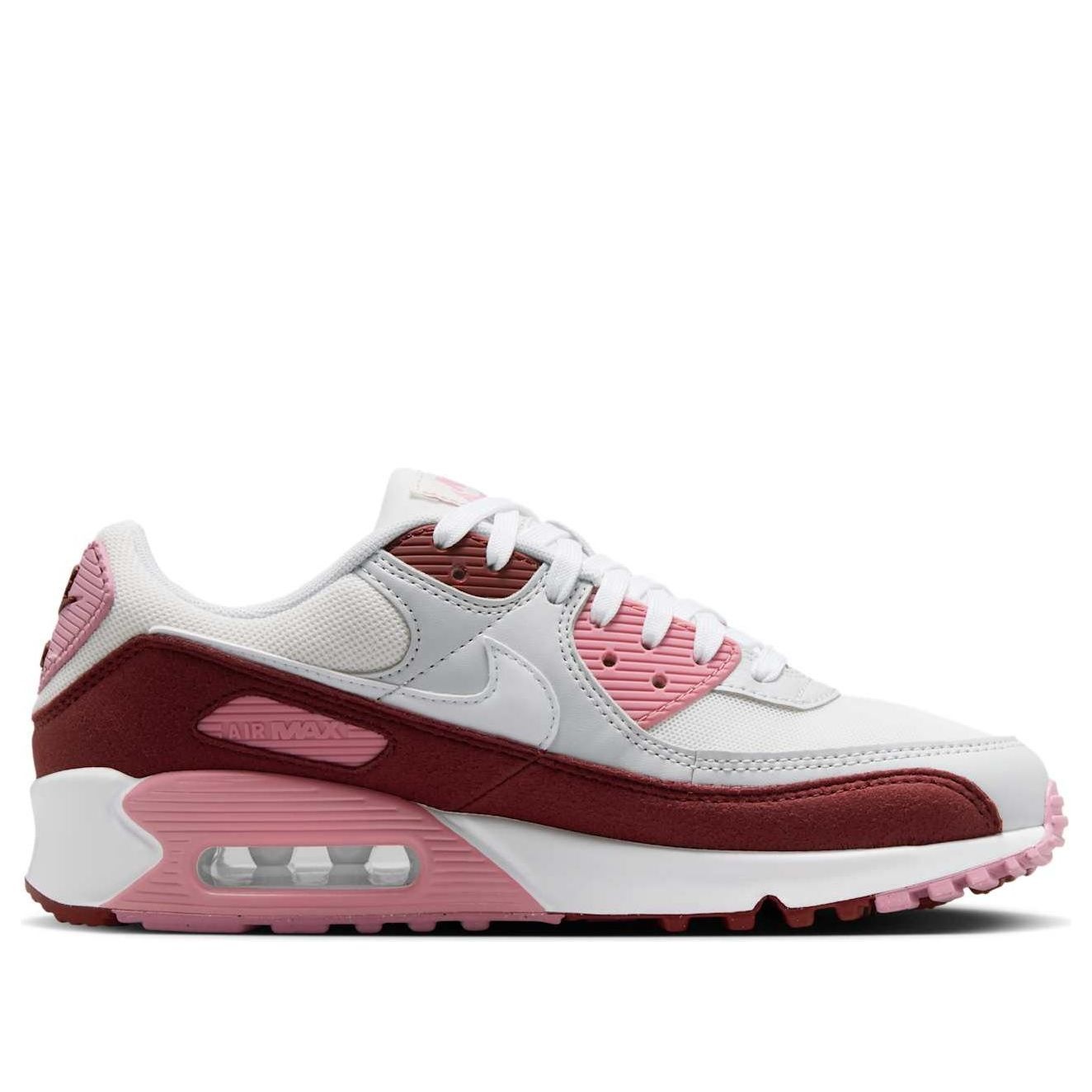 (WMNS) Nike Air Max 90 'Dark Team Red Platinum Tint' HM9451-600 - 2