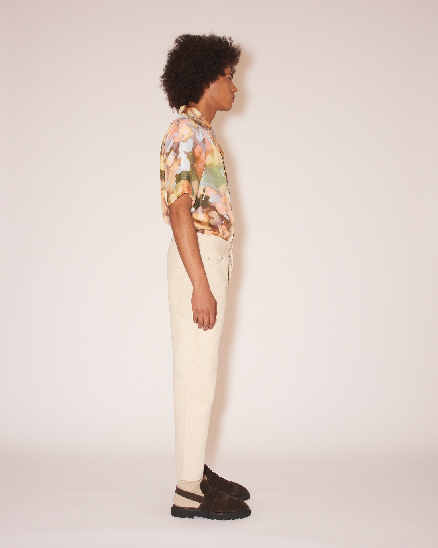 JASPER - Cropped straight-leg jeans - Natural - 2