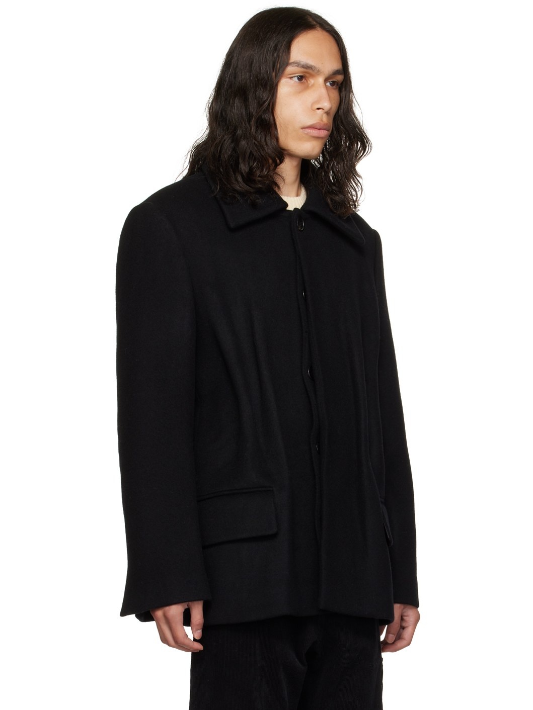 Black Vented Jacket - 2