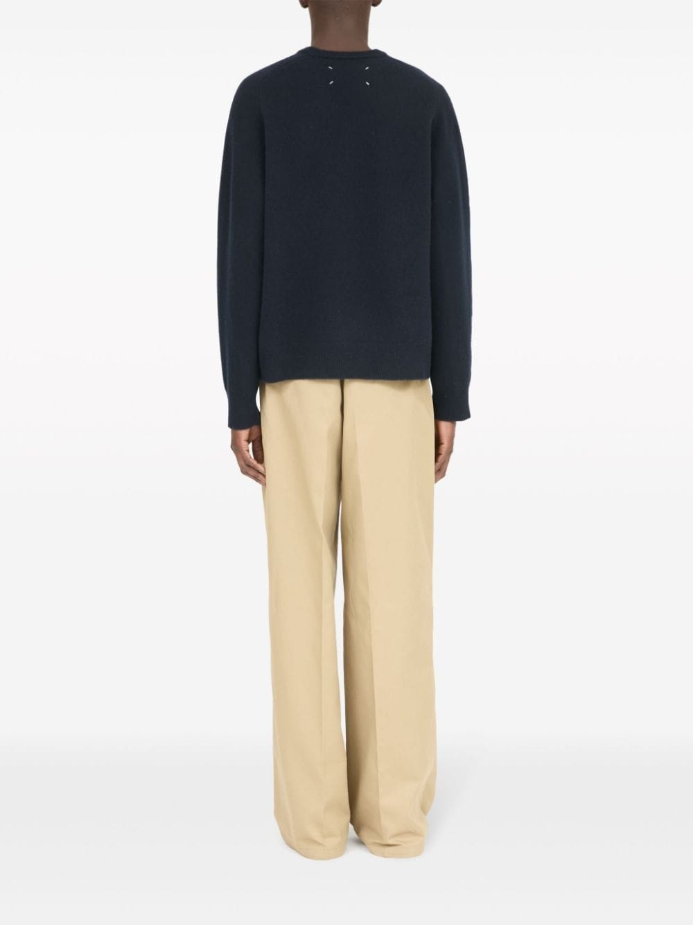 four-stitch wool jumper - 4