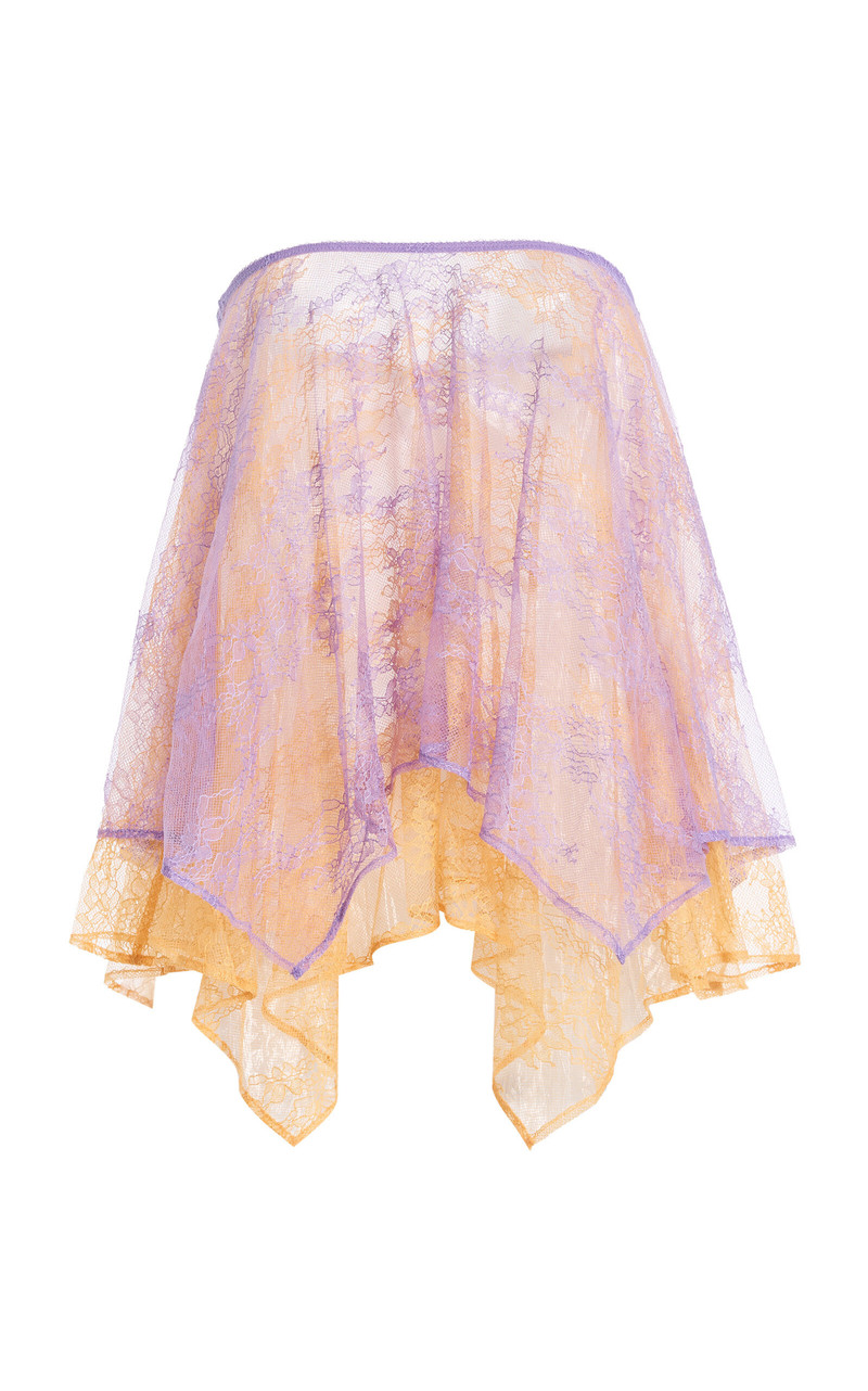 Reflect Strapless Lace Top purple 1