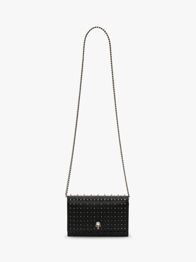 Small Skull Bag in Black - 4