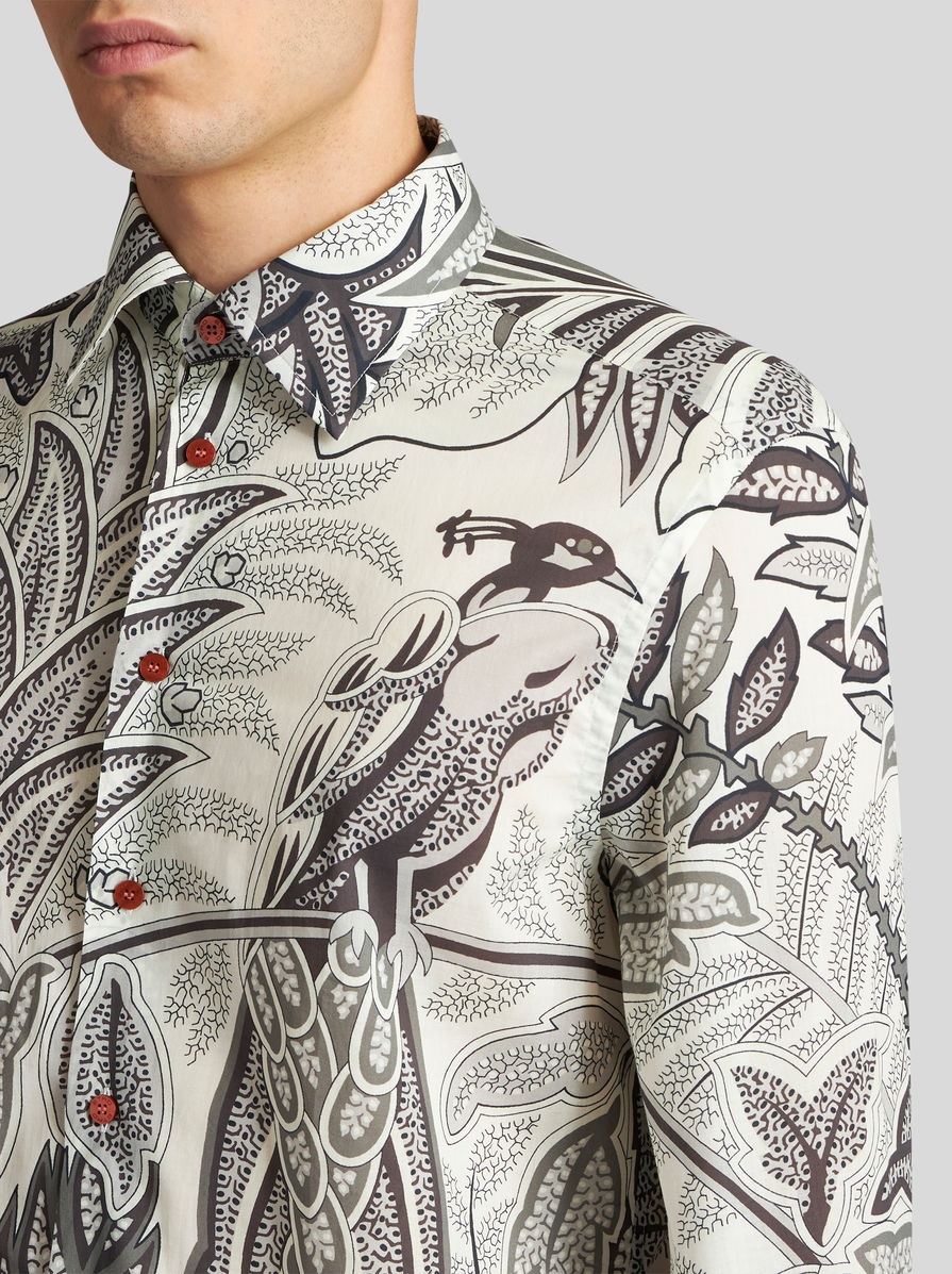 COTTON SHIRT WITH PRINT - 3