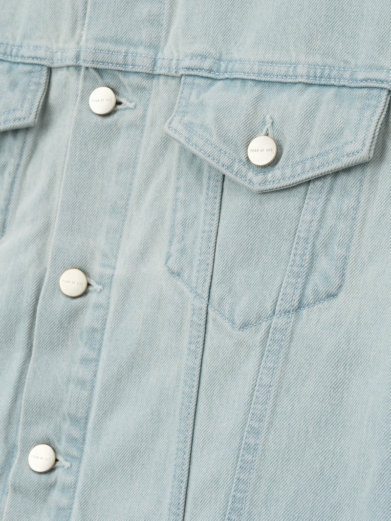 Fear of God Bleached Denim Classic Trucker Jacket outlook