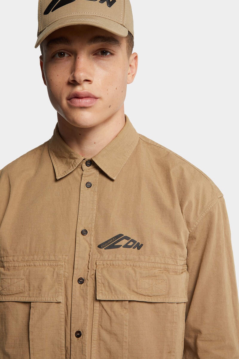 ICON NEW GENERATION RIPSTOP CROPPED SHIRT - 5
