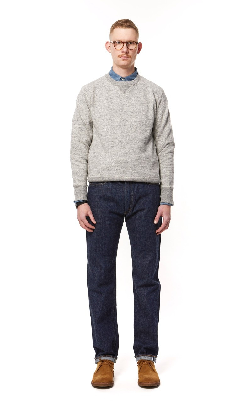 orSlow IVY FIT JEANS 107 ONE WASH INDIGO outlook