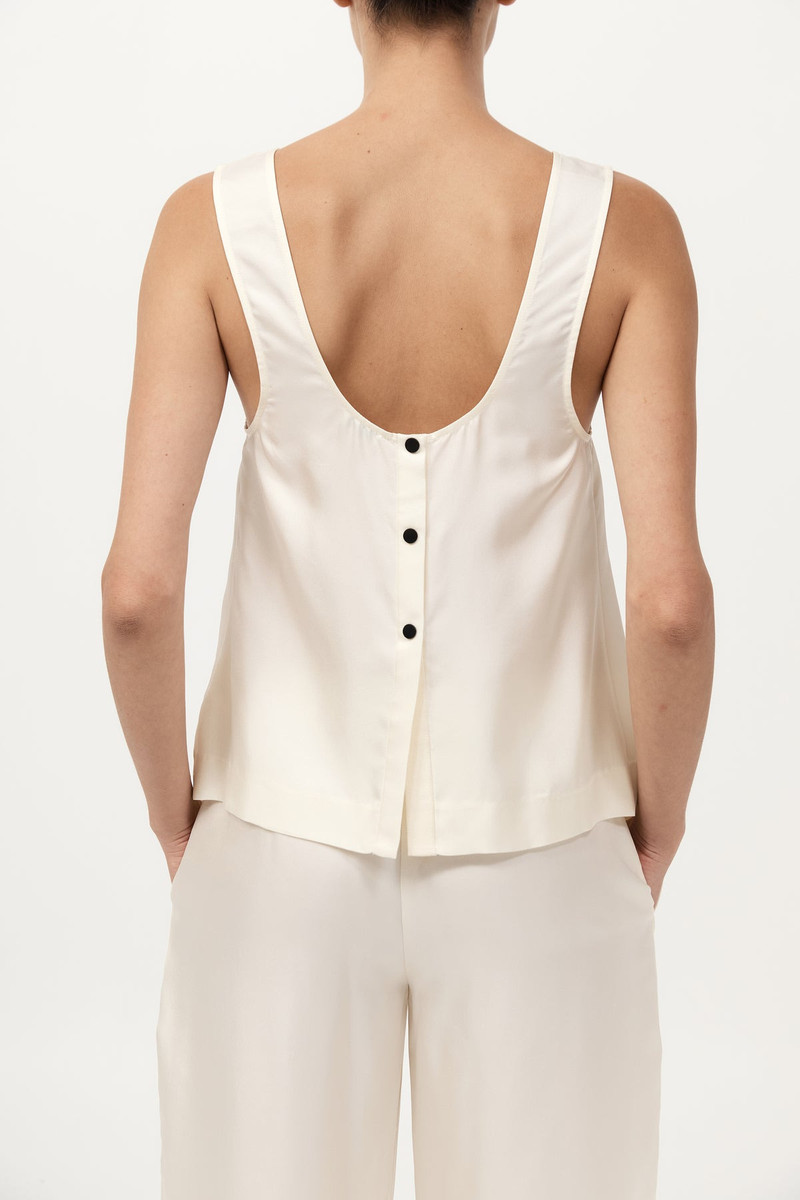 Jordan Button Up Top - Milk 5