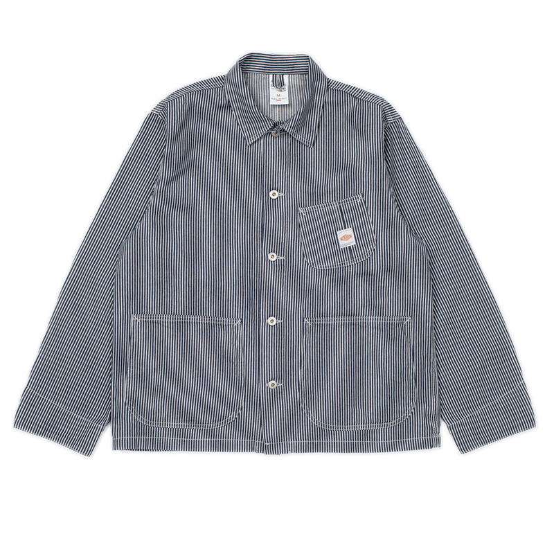 Howie Hickory Chore Jacket Blue/Offwhite - 7