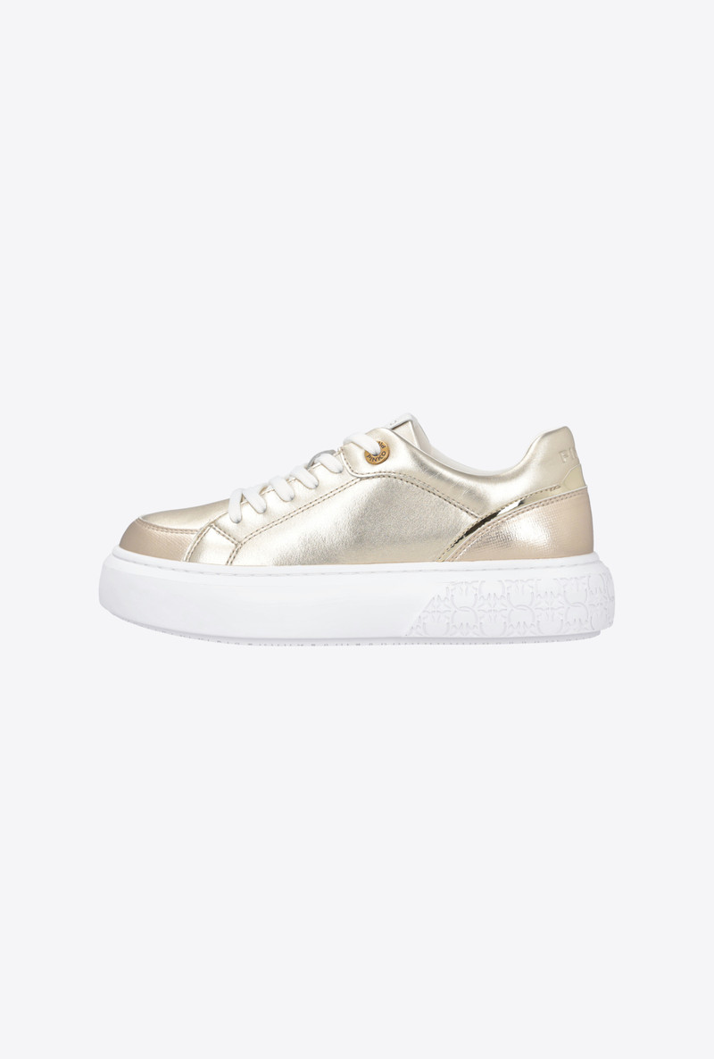 PINKO LAMINATED SNEAKERS outlook