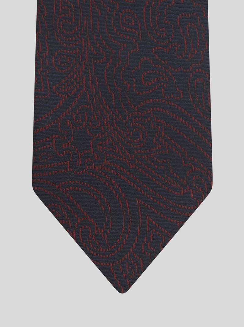 GRAPHIC PAISLEY DESIGNS를 가진 실크 동점 3