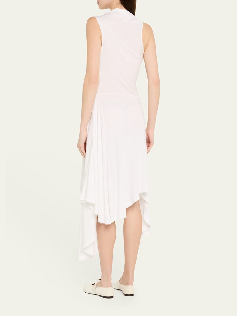 JANE/WADE Draped Sleeveless Midi Dress outlook