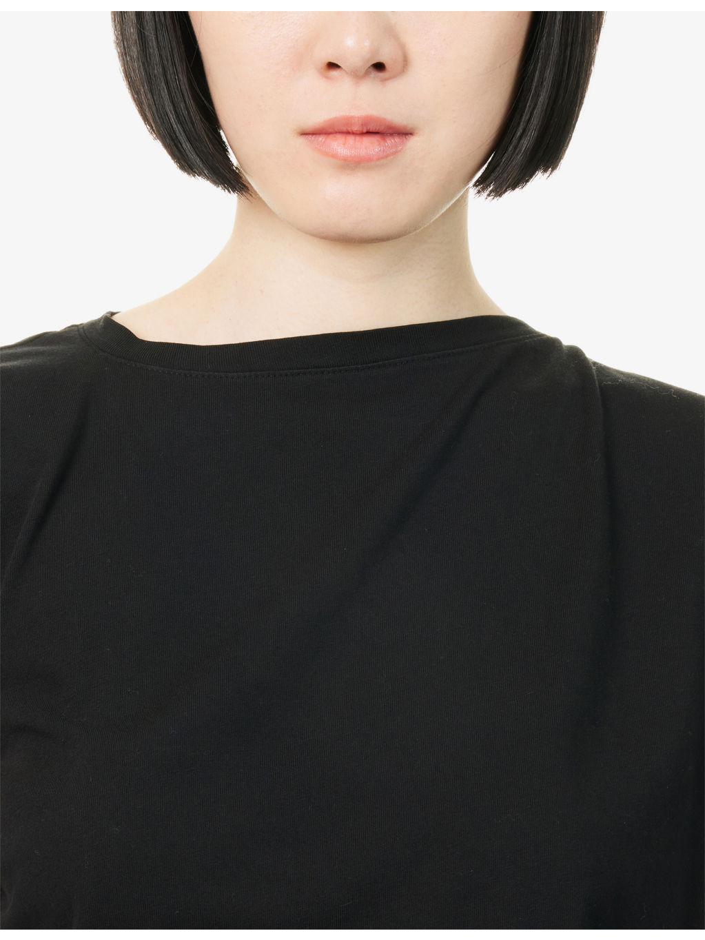 Beth Asymmetric Cotton-Jersey T-Shirt - 5