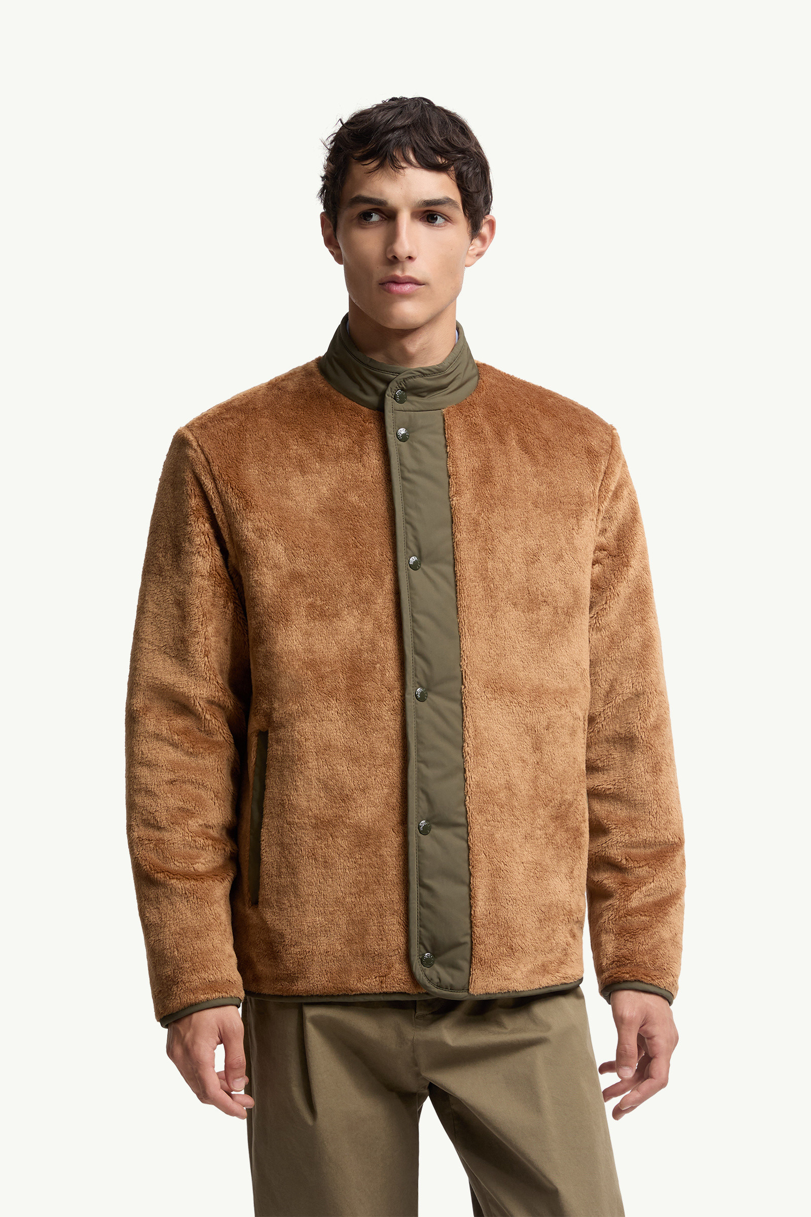 Rentignat Reversible Teddy Short Padded Jacket - 3