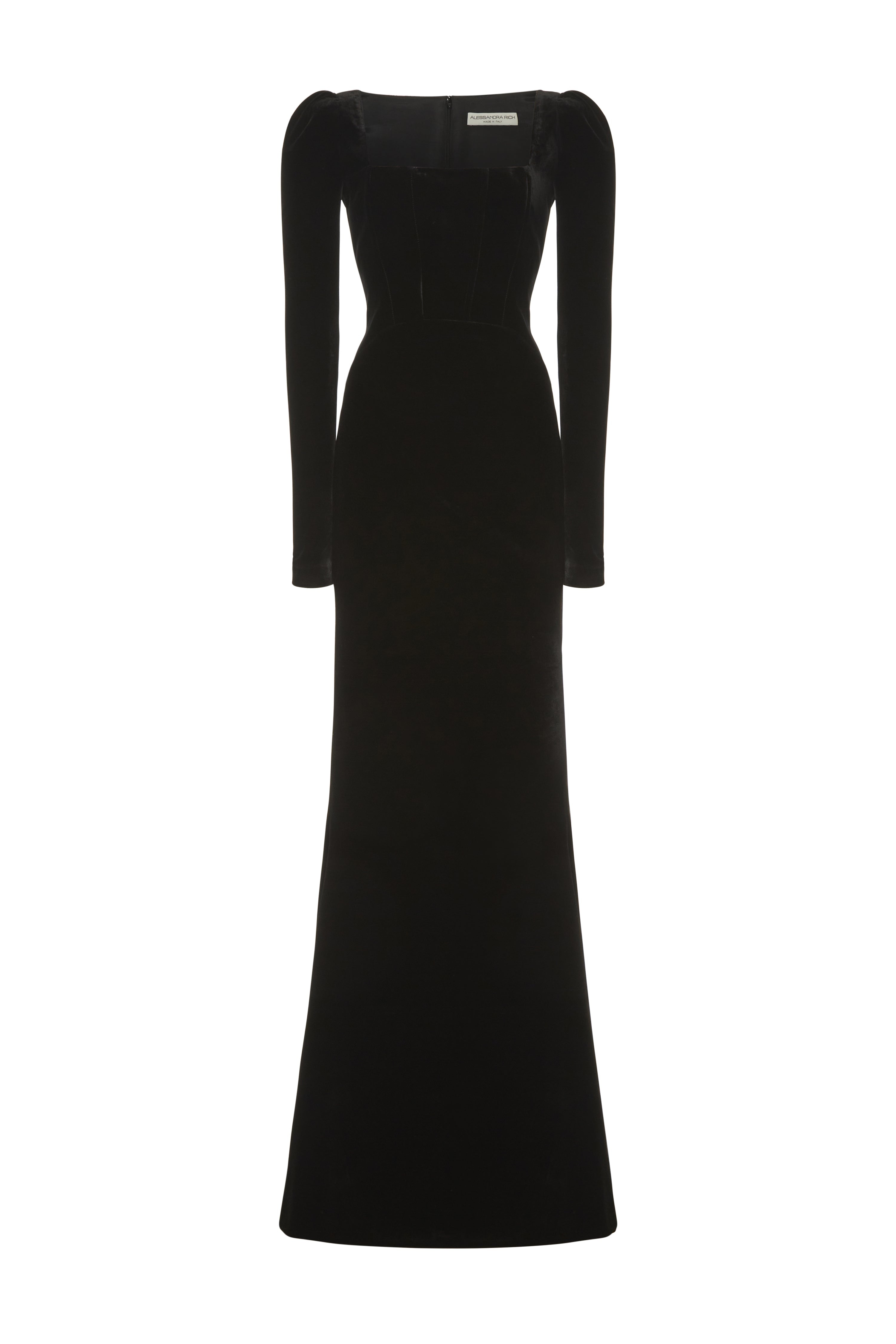 VELVET EVENING DRESS - 1