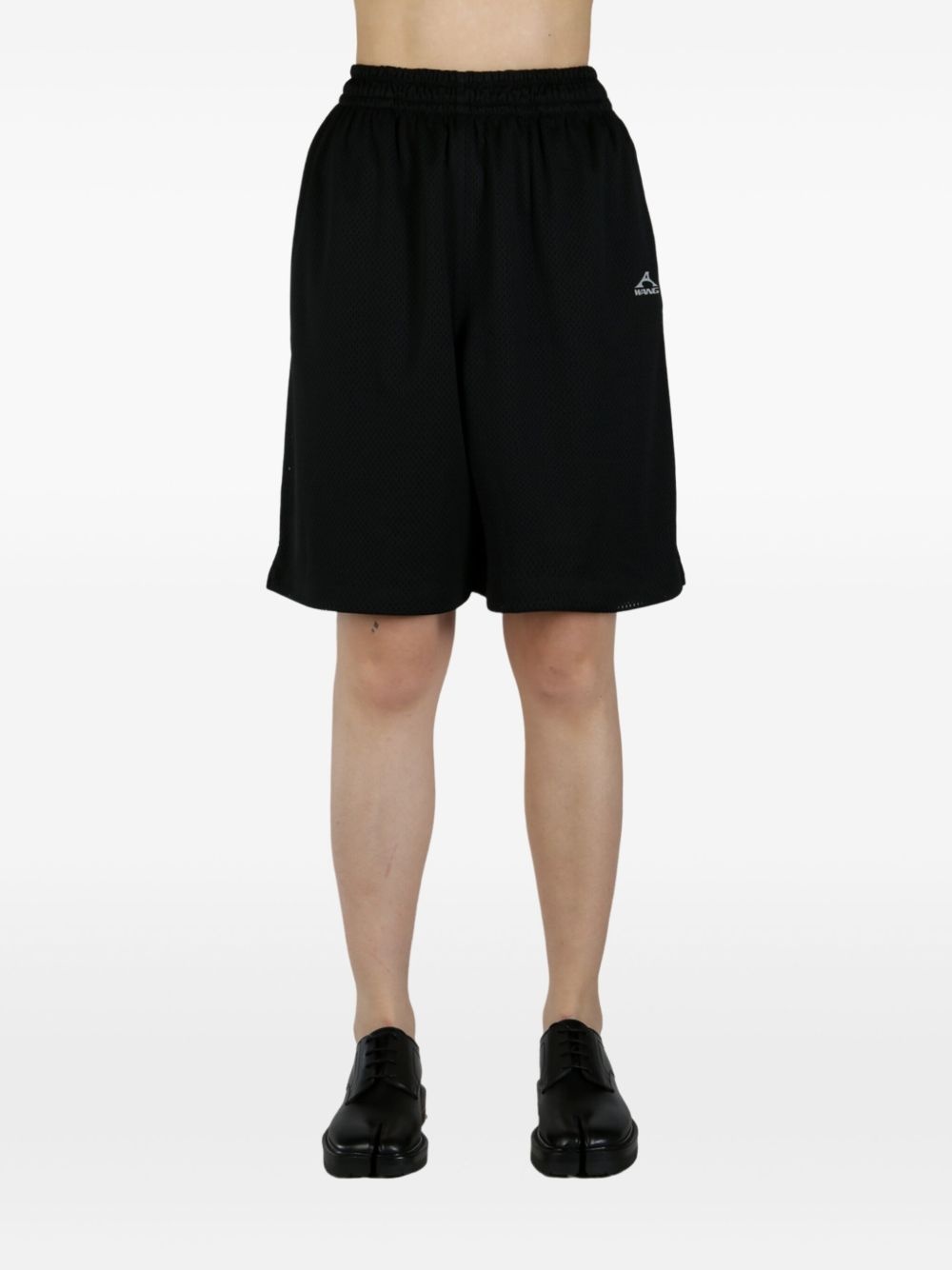logo-print track shorts - 2