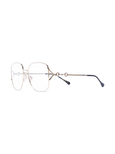 GUCCI horsebit detail optical glasses outlook