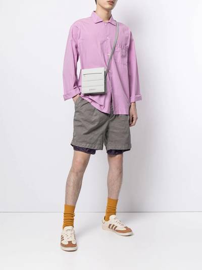 Kolor layered hem shorts outlook