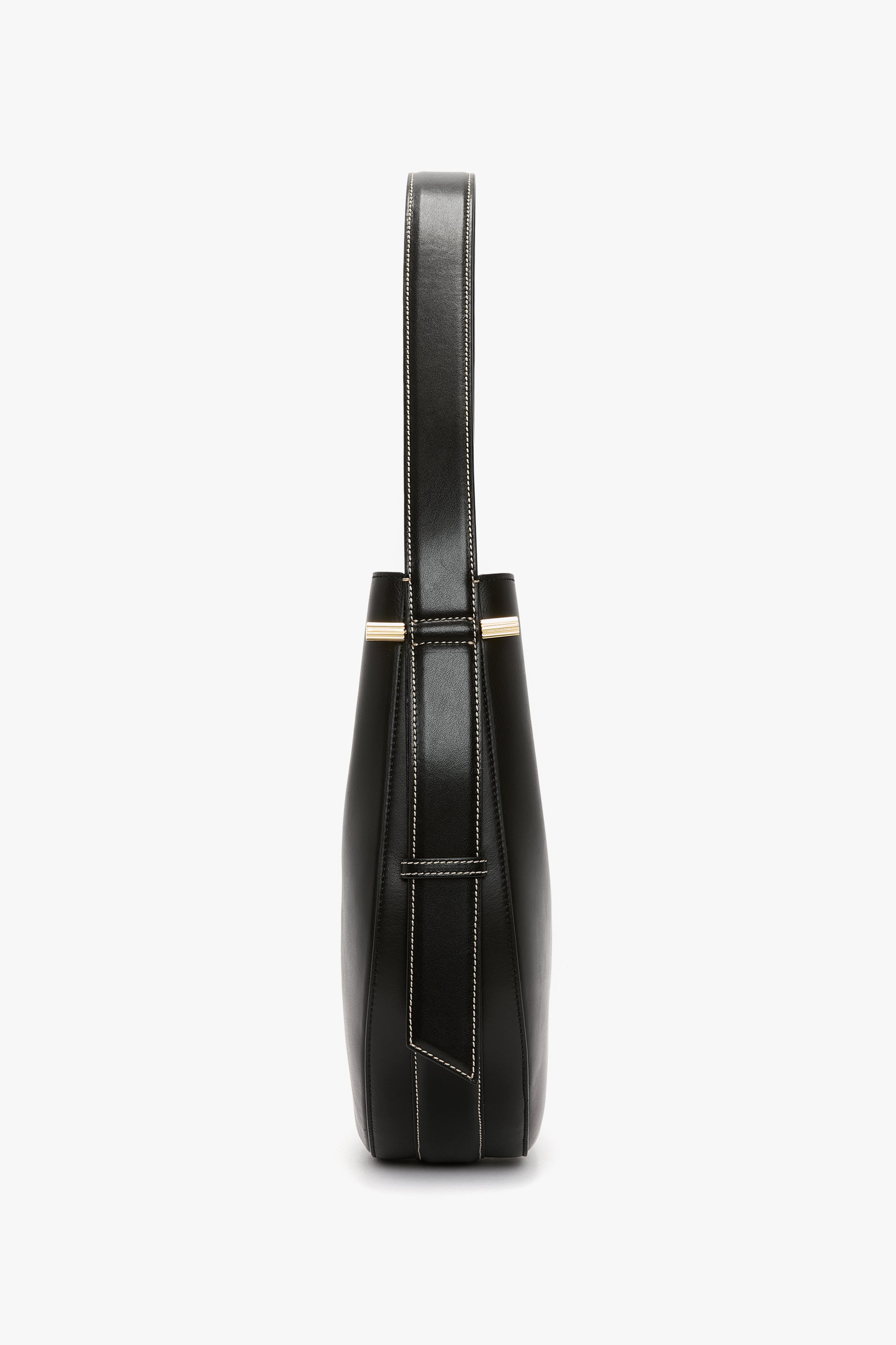Dia Medium Hobo Bag In Black Leather - 4