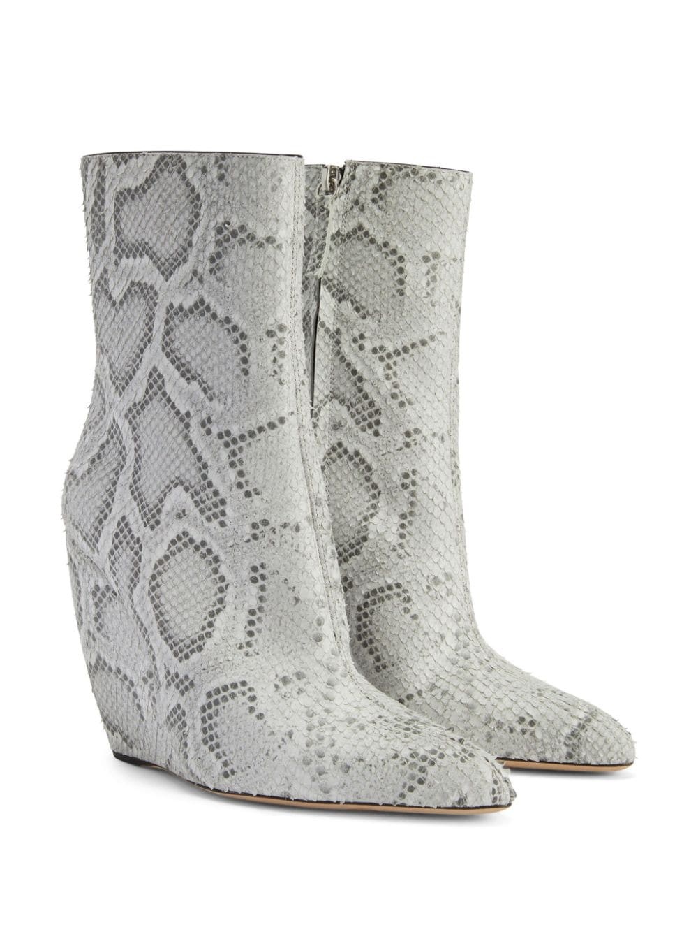 Ginnyfer wedge leather boots - 2