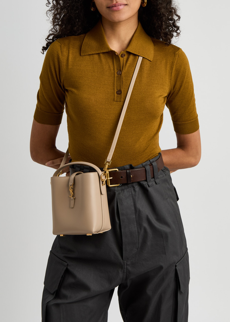 Saint Laurent Le 37 Mini Leather Bucket bag - 5