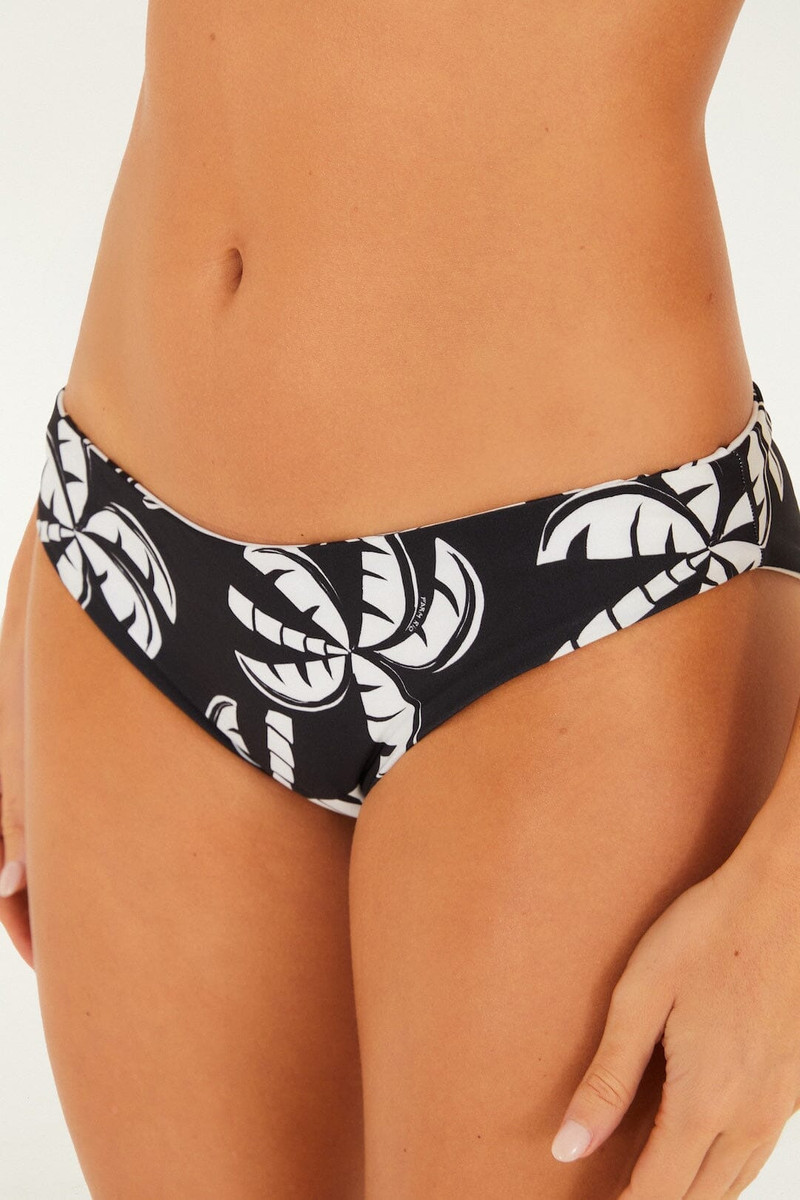 Off-White Graphic Palms Low Waist Reversible Full Bikini Bottom 3