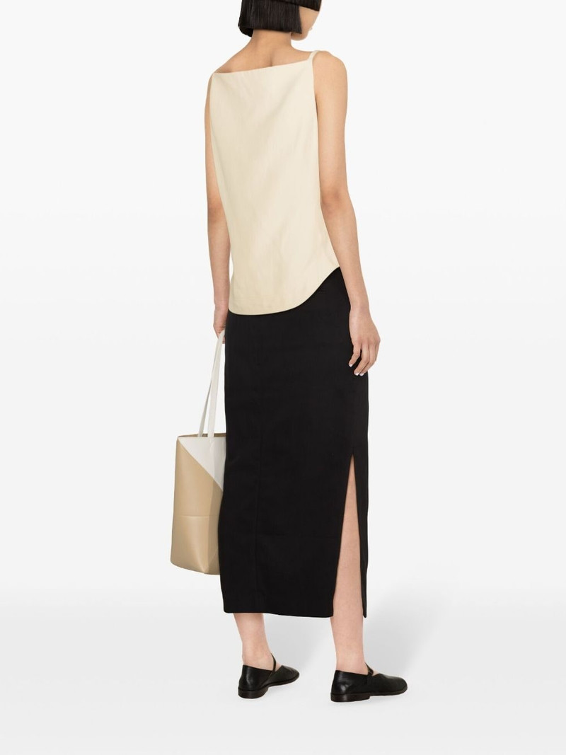 Mihant square-neck twill top 4