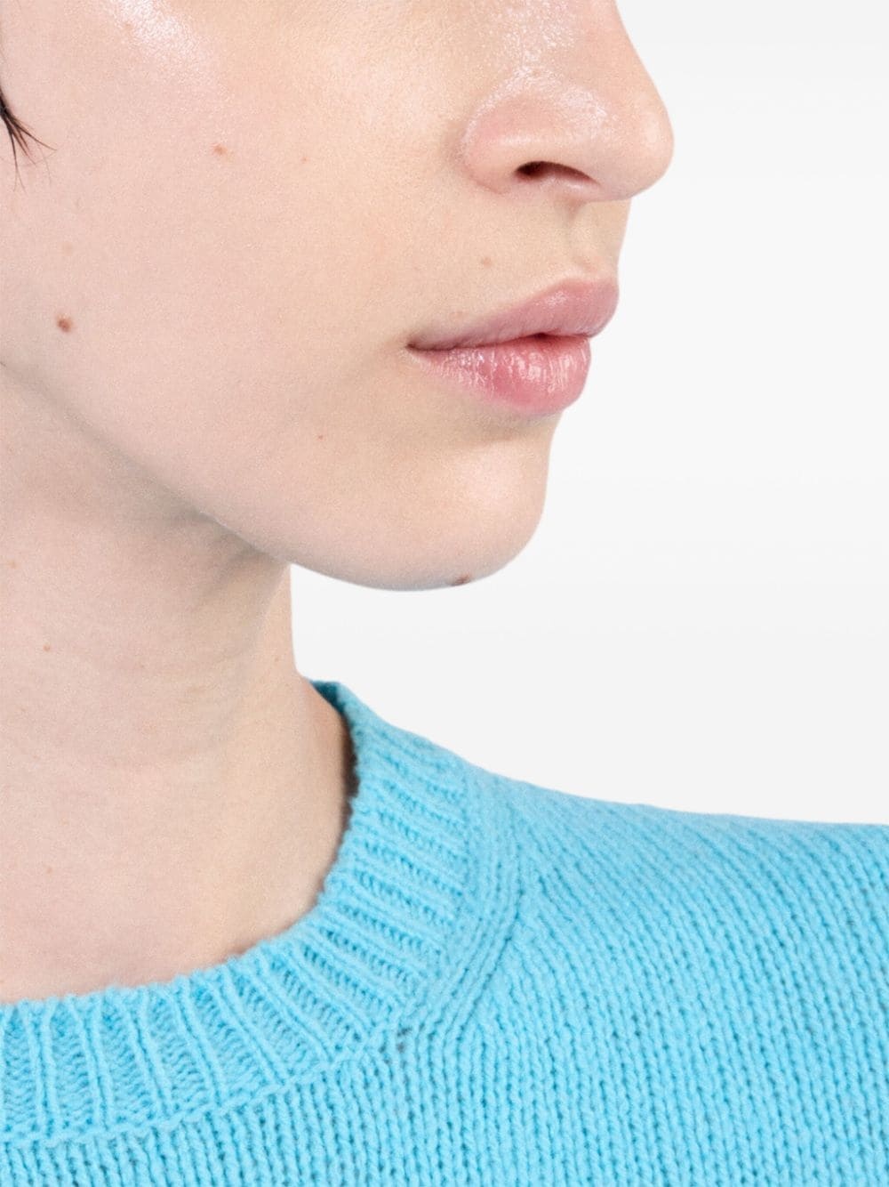 short-sleeve cashmere sweater - 5