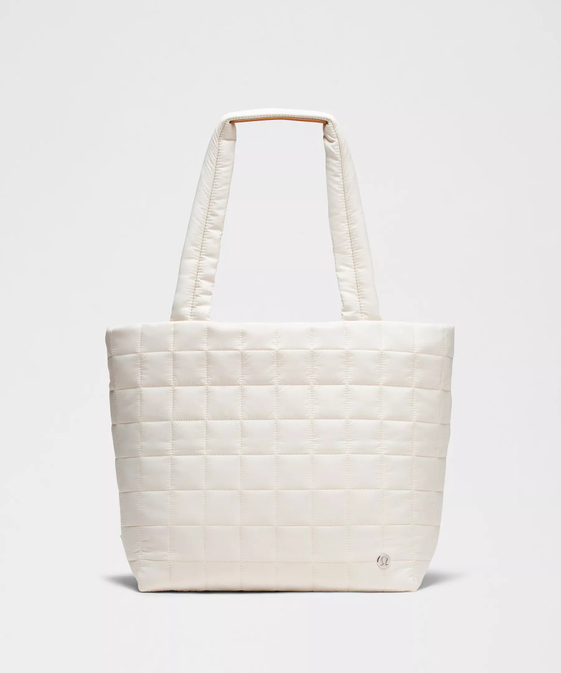 Quilted Grid Tote Bag 12L 1