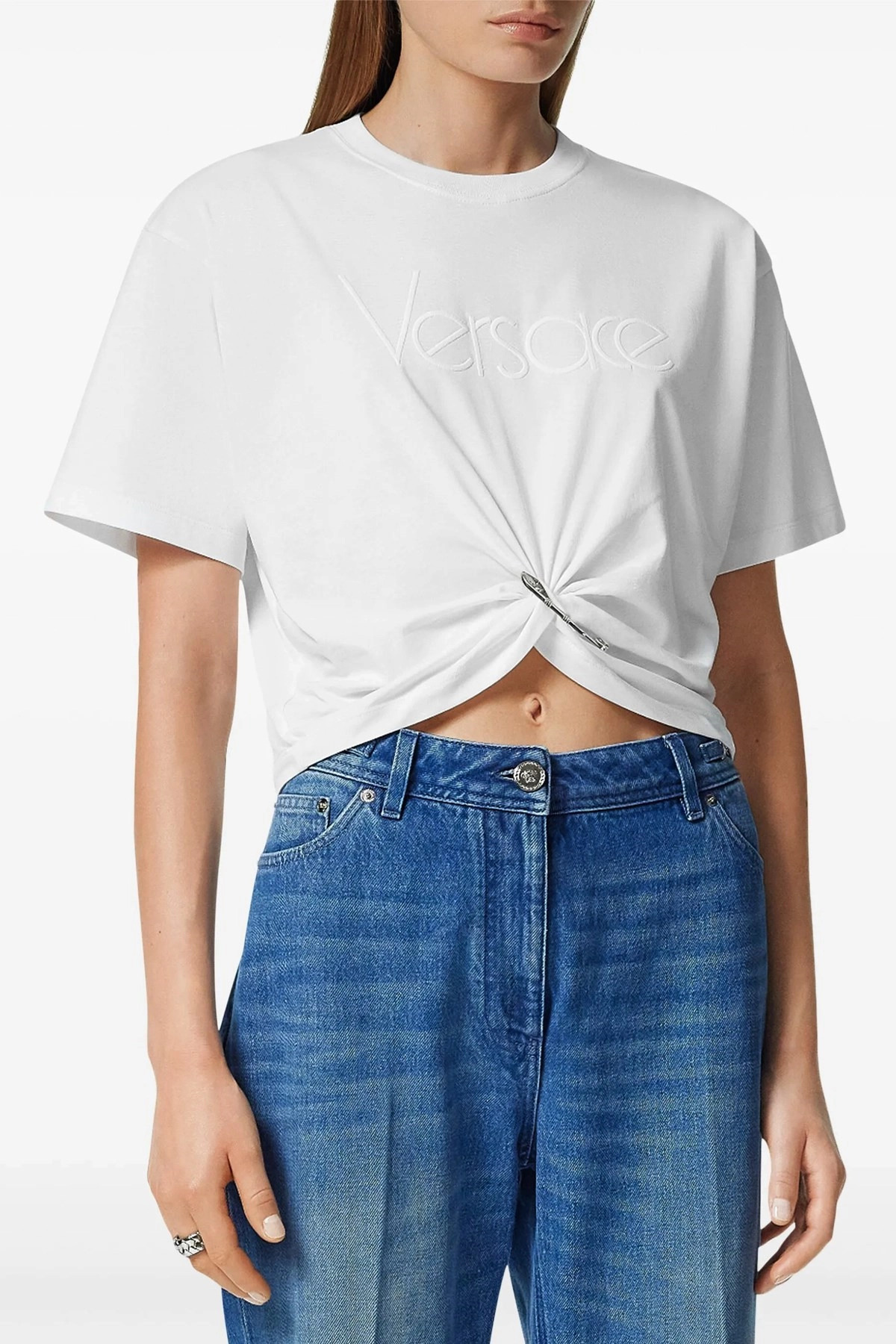 Logo embroidery t-shirt - 2